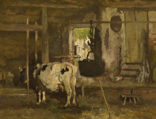 Stable Interior, late 19th-early 20th century. Creator: Adriaan Joseph Heymans.