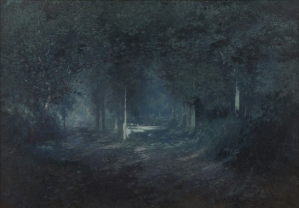 Wood by Moonlight, late 19th-early 20th century. Creator: Adriaan Joseph Heymans.