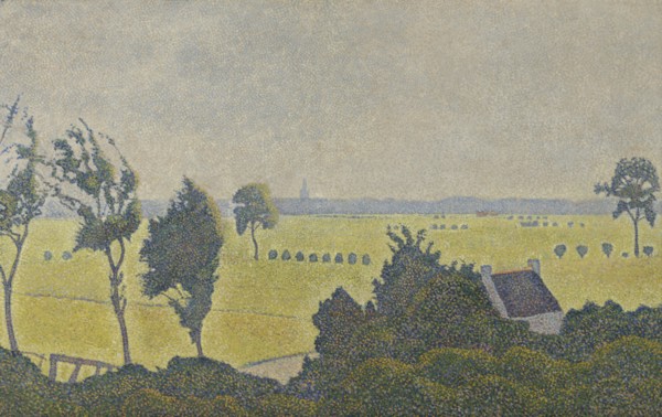 Landscape in Seneffe, (1890?). Creator: Alfred William Finch.