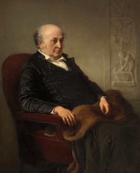 The Painter Wilhelm Schadow, 1860. Creator: Eduard Julius Friedrich Bendemann.