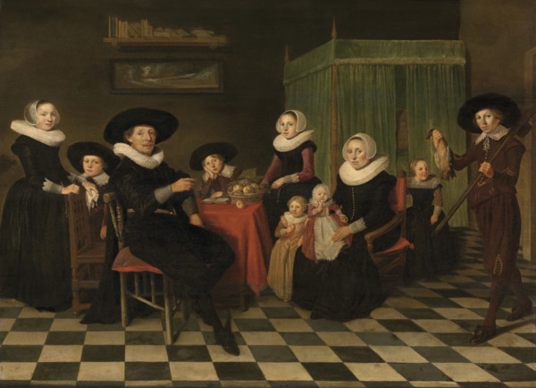 Portrait of a Family, mid-17th century. Creator: Anthonie Palamedesz.