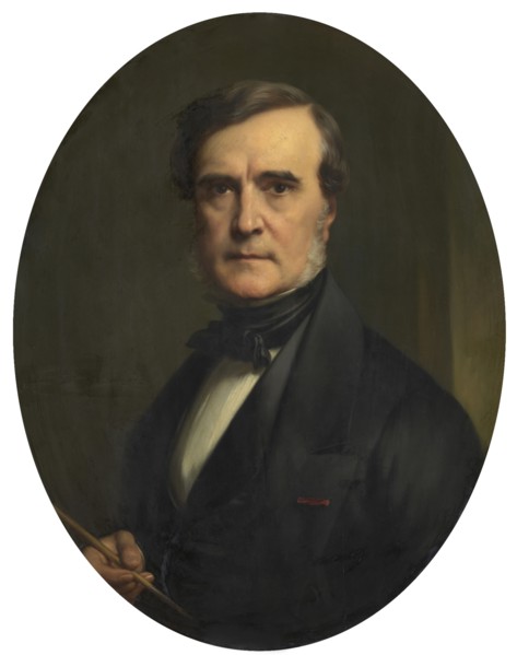 Self Portrait, 1861. Creator: Antoon Van Ijsendijck.