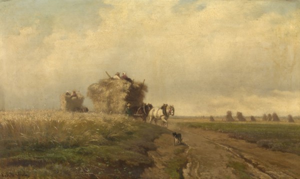 Harvest, mid-late 19th century. Creator: Edmond de Schampheleer.