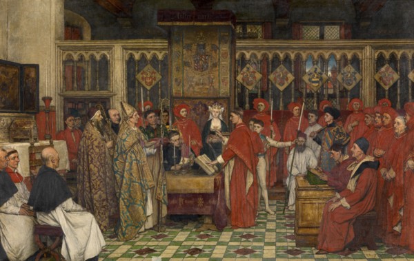 The First Chapter of the Order of the Golden Fleece, 1893-1900. Creator: Albrecht De Vriendt.