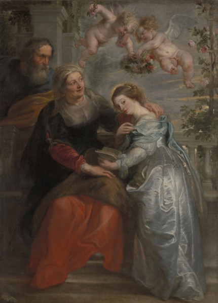 The Education of Mary, 1630-1635. Creator: Peter Paul Rubens.