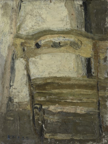 Back of a Chair, 1880. Creator: James Ensor.
