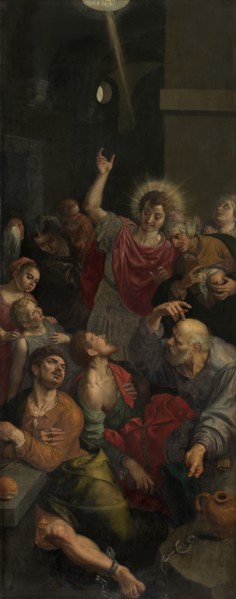 Saint Sebastian in Prison, 1575. Creator: Ambrosius Francken I.