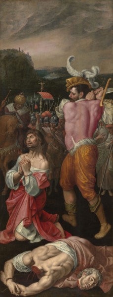 Martyrdom of saints Cosmas and Damianus, c1570-1590s. Creator: Ambrosius Francken I.