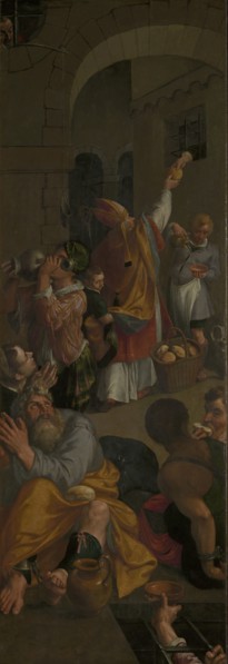 Saint Eligius of Noyon Visits the Prisoners, 1588. Creator: Ambrosius Francken I.