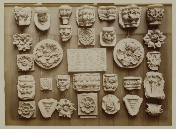 Casts of Greek, Gothic and Renaissance fragments, 1876. Creator: Bedford Lemere and Company.