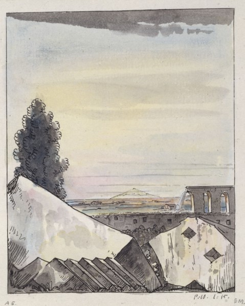 Ruins outside Syracuse, 1786.  Creator: Elias Martin.