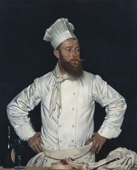 Le Chef de l'Hôtel Chatham, Paris, c1921. Creator: William Orpen.