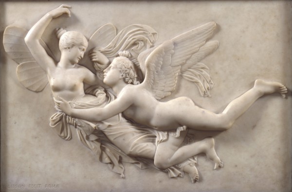 Cupid pursuing Psyche, before 1843. Creator: John Gibson.