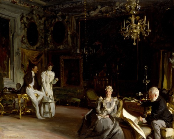 An Interior in Venice, 1899. Creator: John Singer Sargent.
