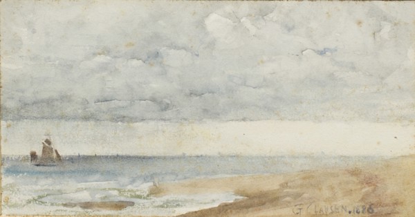 'At Horsey, Great Yarmouth', 1886. Creator: George Clausen.
