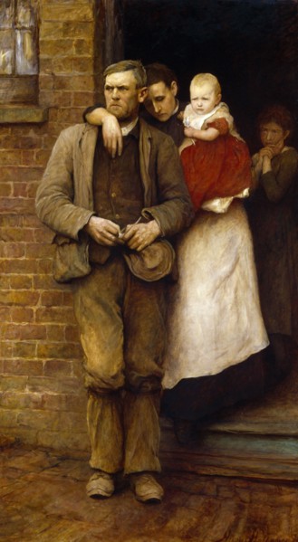 On Strike, 1891. Creator: Hubert von Herkomer.