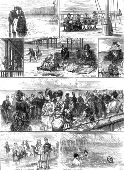 Sketches at Margate, 1872. Creator: Unknown.
