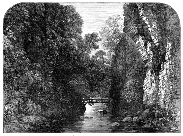 The Queen's Visit to Sutherlandshire: Golspie Burn, 1872. Creator: Unknown.