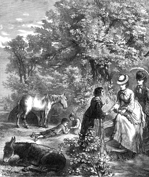 An Autumn Ramble, 1872. Creator: Wentworth.