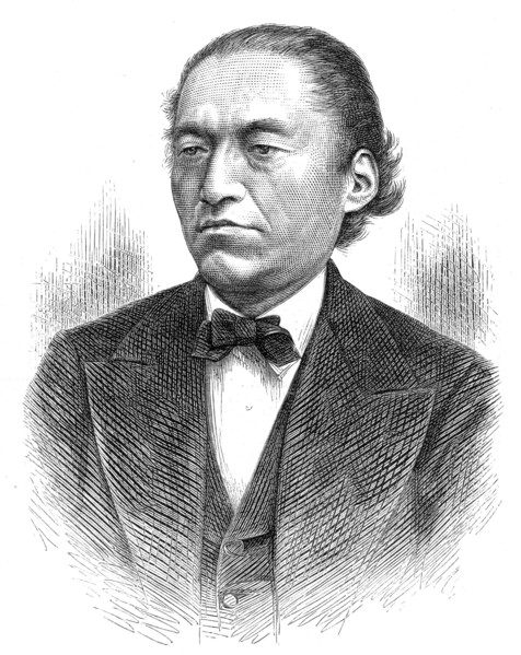 Sionii Iwakura, the Japanese Special Ambassador, 1872. Creator: Unknown.
