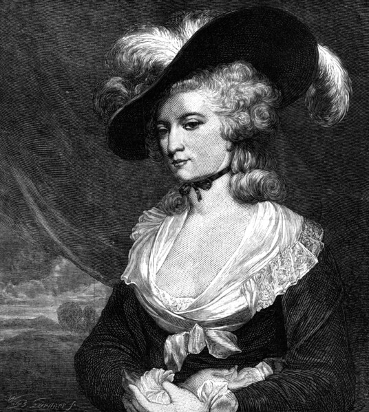 Portrait of Mrs. Robinson, by Sir Joshua Reynolds, 1872. Creator: William Biscombe Gardner.