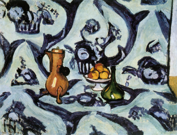 'Still Life with Blue Tablecloth', 1909. Creator: Henri Matisse.