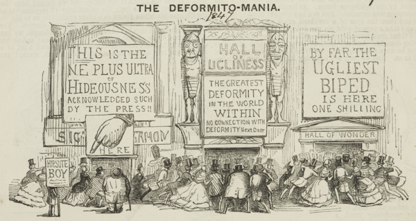 The Deformito-Mania, 1847.  Creator: Unknown.