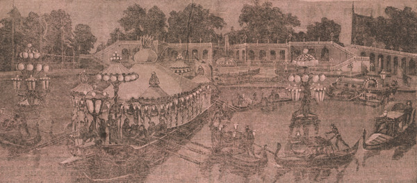 Barges and gondolas, c1891. Creator: Unknown.
