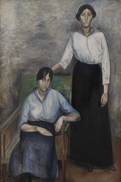 Les Deux Soeurs, 1914. Creator: Andre Derain.