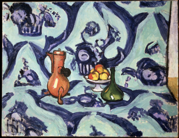 'Still Life with Blue Tablecloth', 1909.  Creator: Henri Matisse.