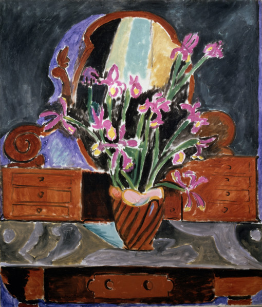 'Vase with Irises', 1912.  Creator: Henri Matisse.