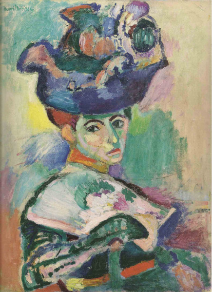 Woman with a Hat (La femme au chapeau), 1905. Creator: Henri Matisse.