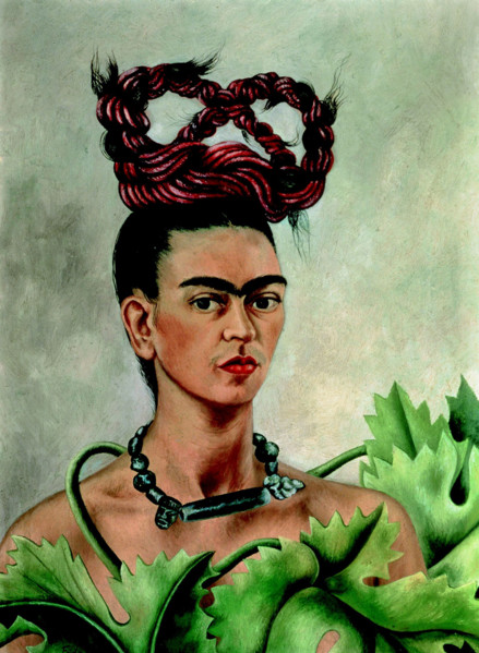 Self-Portrait with Braid, 1941. Creator: Frida Kahlo.