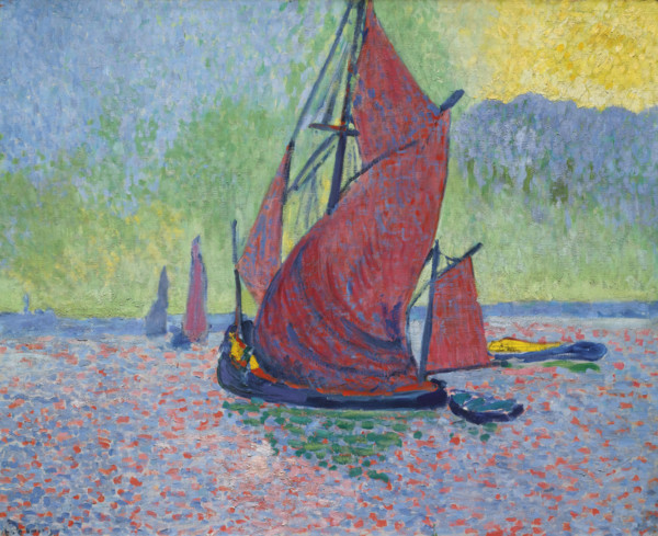 Red sails, 1906.  Creator: Andre Derain.