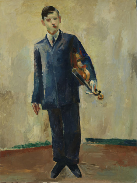 The Violinist, 1927. Creator: Bjarne Ness.