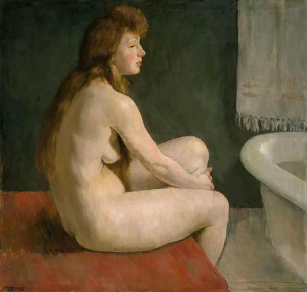 Female Nude, 1925. Creator: Erik Werenskiold.