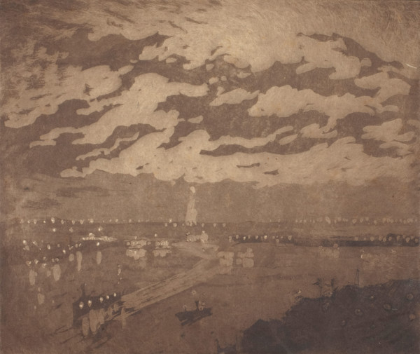 The Bay, New York, 1922. Creator: Joseph Pennell.