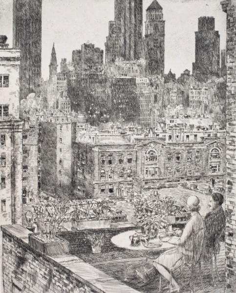 New York Spring 1931, 1931. Creator: Frederick Childe Hassam.