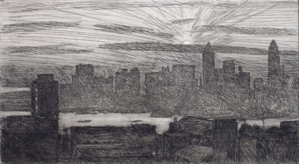 Manhattan, 1916. Creator: Frederick Childe Hassam.