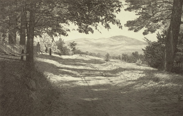 North View, 1923. Creator: Bolton Coit Brown.