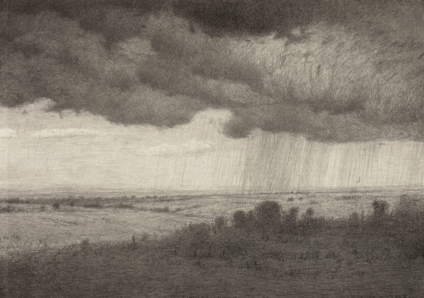 Summer Shower, 1921. Creator: Bolton Coit Brown.