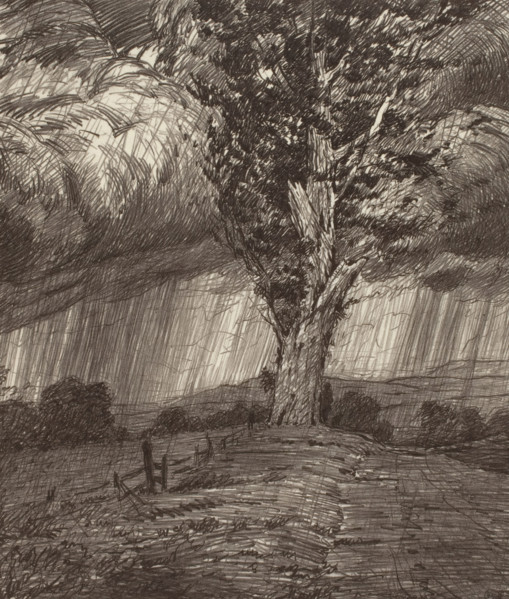 Storm, 1923. Creator: Bolton Coit Brown.