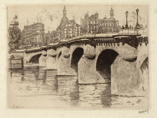 Pont Neuf, No. 2, c1900-1938. Creator: George Charles Aid.
