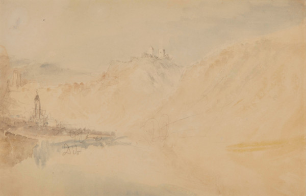 Dieblich on the Mosel, 1839. Creator: JMW Turner.