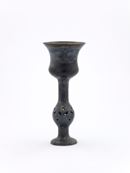 Stem cup with pierced bulbous stem, about 2500 B.C.E.. Creator: Unknown.
