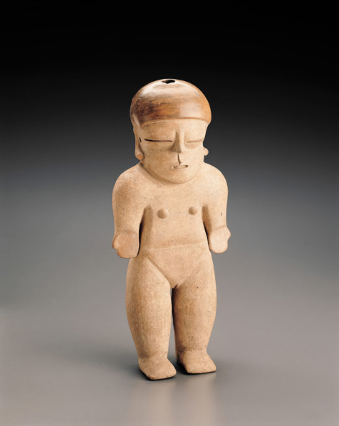 Standing female figure, 300 BCE-500 CE. Creator: Unknown.