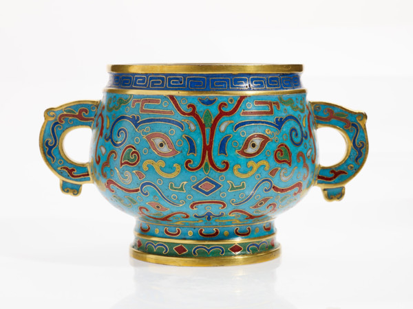 Imperial censer in shape of ancient ritual food container (gui), 1736-1795. Creator: Unknown.