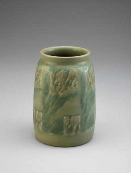 Vase, about 1911-1931. Creators: Overbeck Pottery, Elizabeth Gray Overbeck, Hannah Borger Overbeck.
