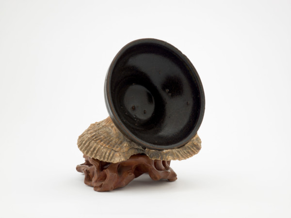 Tea bowl encrusted with sea shells, date unknown. Creator: Unknown.