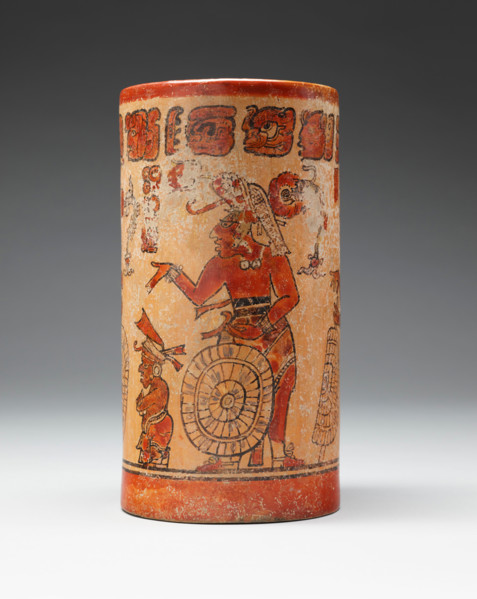 Cacao vase, 600-900. Creator: Unknown.